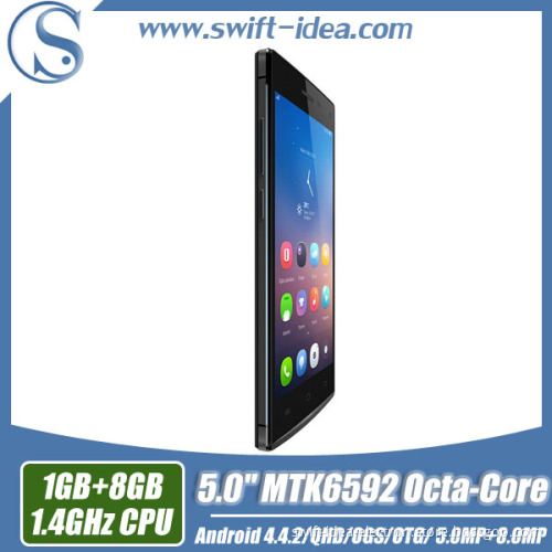 OEM 5 Inch Kitkat 4.4 Mtk6592 Octa Core Android Smart Phone (W3)